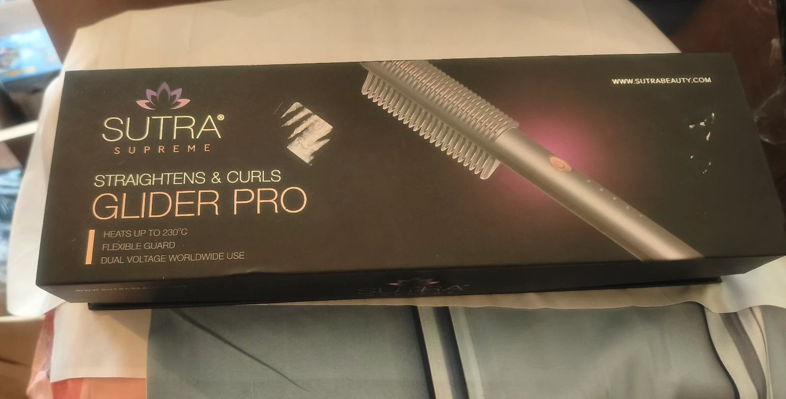 Sutra Supreme Glider Pro smoothing and curling brush - new new neuf hair straightener brosse lissante – photo 10